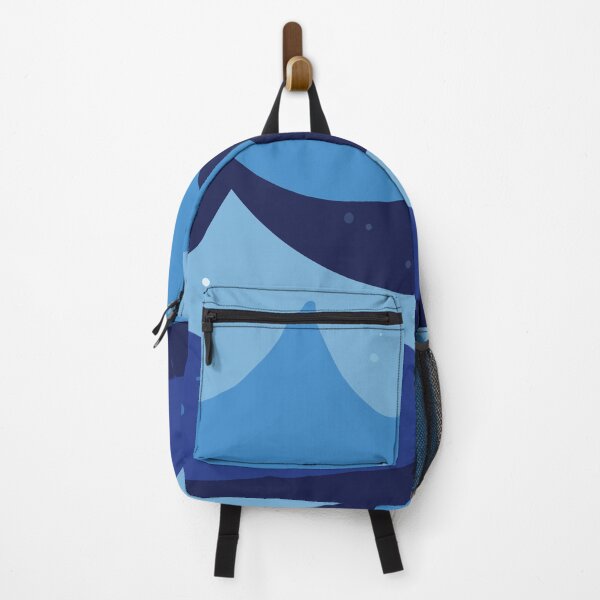 Item preview, Cool Blue Bold Waves Vector Graphic Artwork GC-114-5 designed and sold by GraphicCharms.