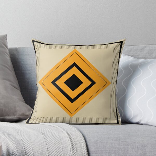 60 Extra Lines Throw Pillow