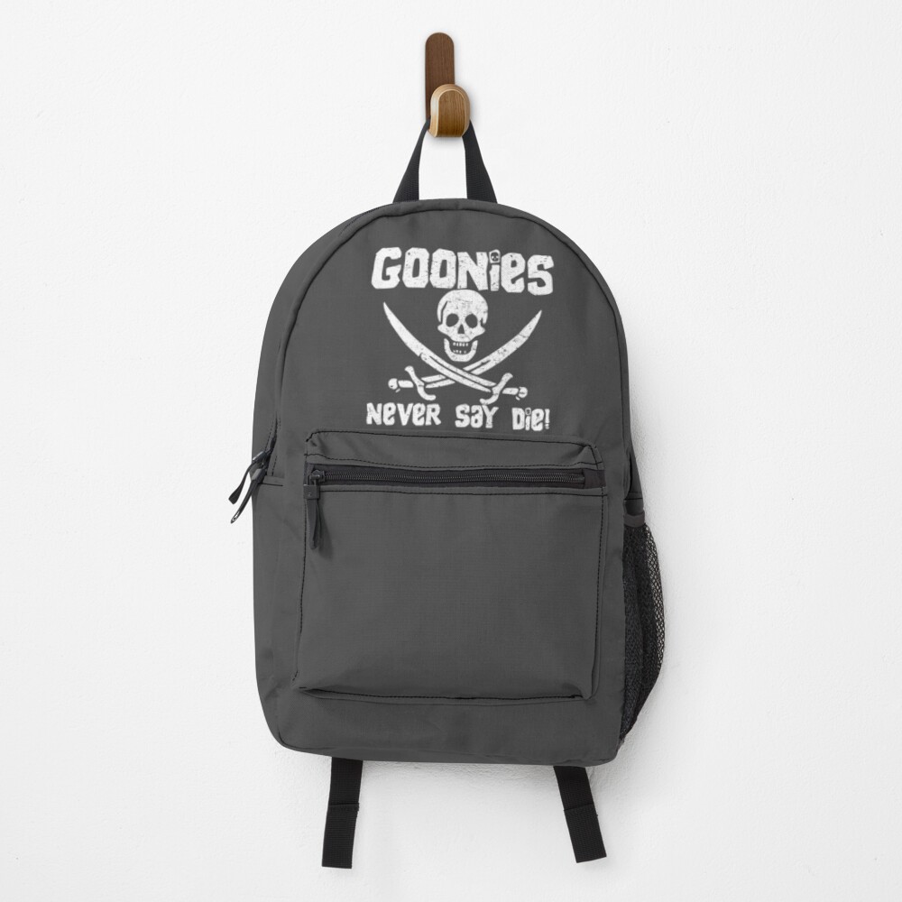 Goonies Never Say Die! Distressed Design For Men, Women, Kids Backpack