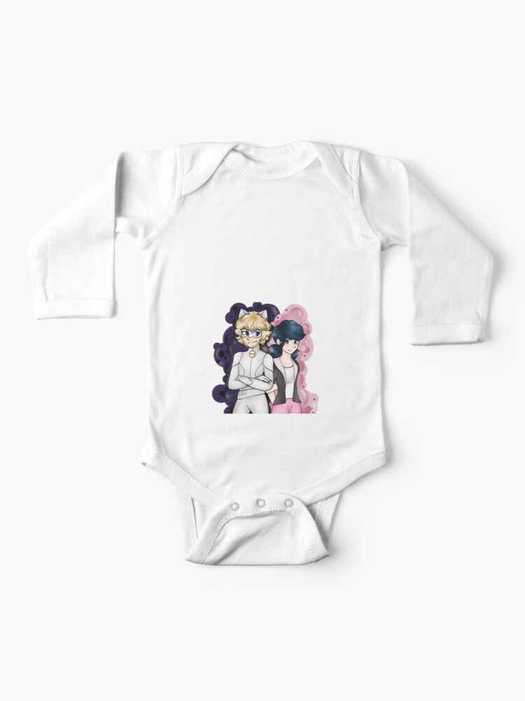 Chat Blank And Marinette Baby One Piece By Diamondbc Redbubble