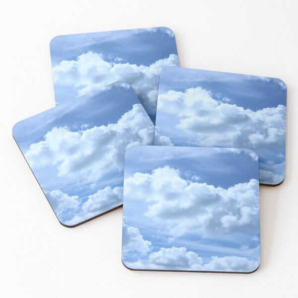 Item preview, blue sky with white clouds designed and sold by pinkal.