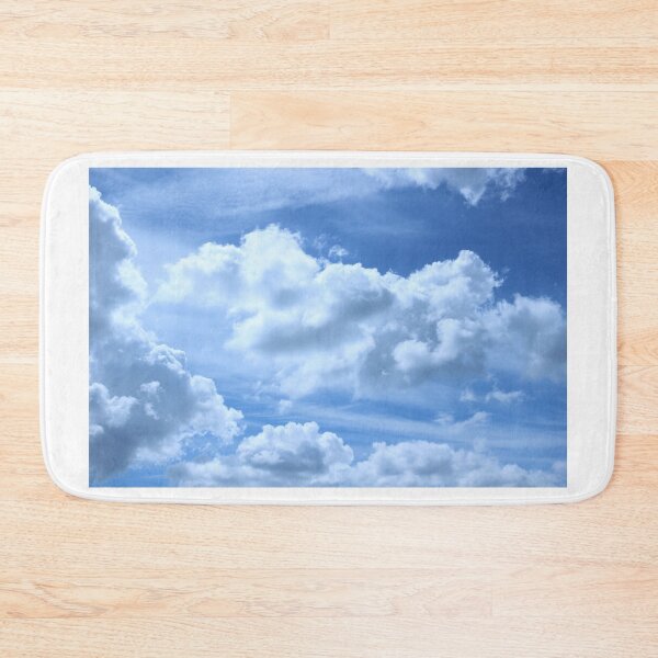 Item preview, blue sky with white clouds designed and sold by pinkal.