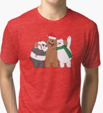 BEARY CHRISTMAS. Tri-blend T-Shirt