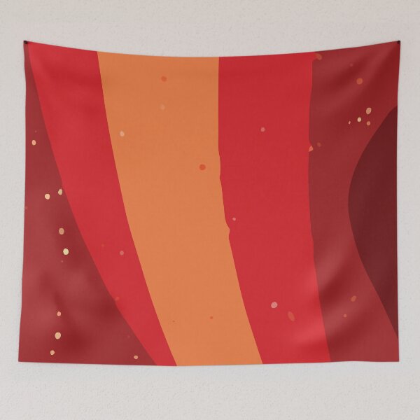 Item preview, Bright Energetic Red Monotones Vector Graphic Modern Artwork GC-114-7 designed and sold by GraphicCharms.