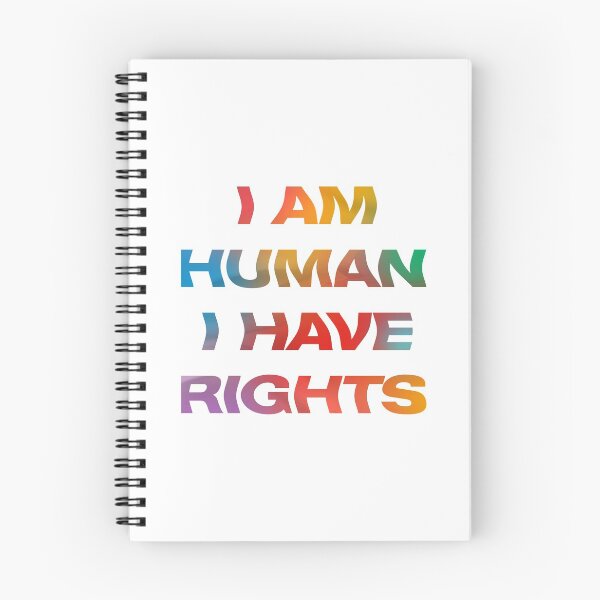 Item preview, I AM HUMAN; I HAVE RIGHTS (No background) designed and sold by seaoftears.