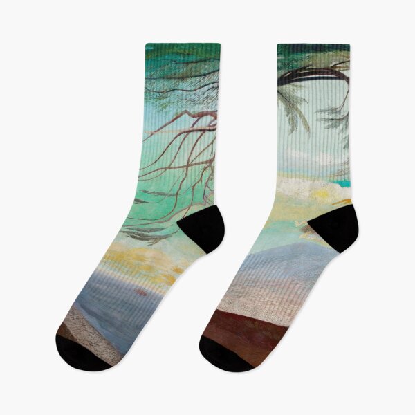 Item preview, Lonely Cedar Tree Landscape Painting designed and sold by livianasgifts.