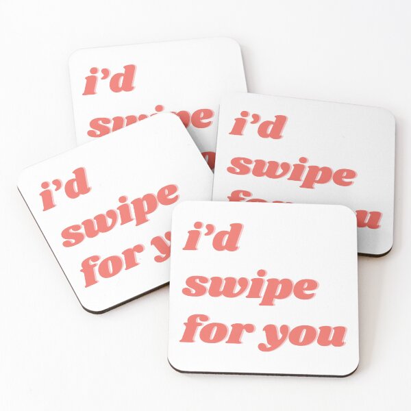 Item preview, I'd swipe for you text designed and sold by isobelcough.