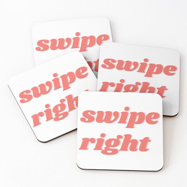 Item preview, Swipe right text designed and sold by isobelcough.