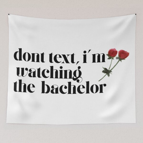 Item preview, dont text im watching the bachelor designed and sold by stickersbycare.