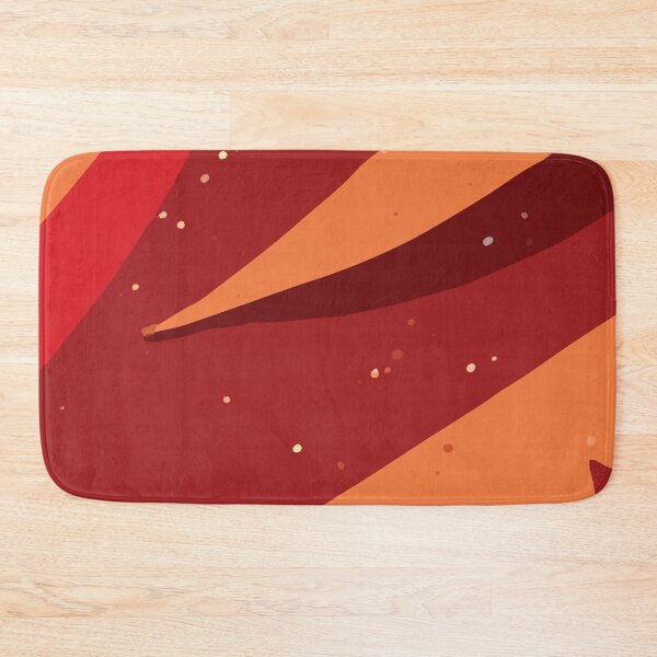 Item preview, Bright Red Complimentary Tones Vector Graphic Modern Artwork GC-114-8 designed and sold by GraphicCharms.