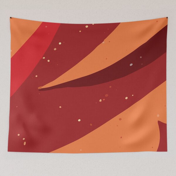Item preview, Bright Red Complimentary Tones Vector Graphic Modern Artwork GC-114-8 designed and sold by GraphicCharms.
