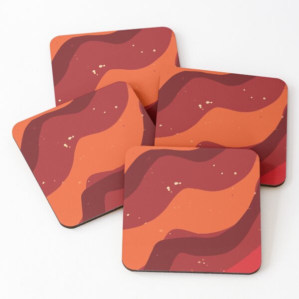 Item preview, Red Color Diagonal Waves Vector Art Background GC-114-9 designed and sold by GraphicCharms.