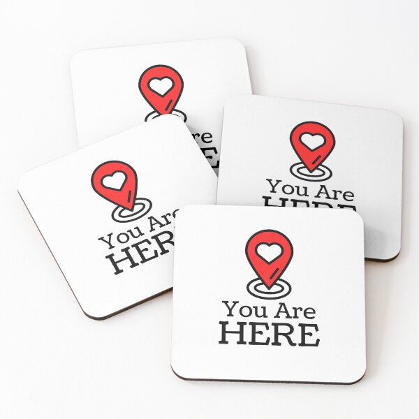 Item preview, You Are Here Heart Location Pin Pocket designed and sold by itismimi.