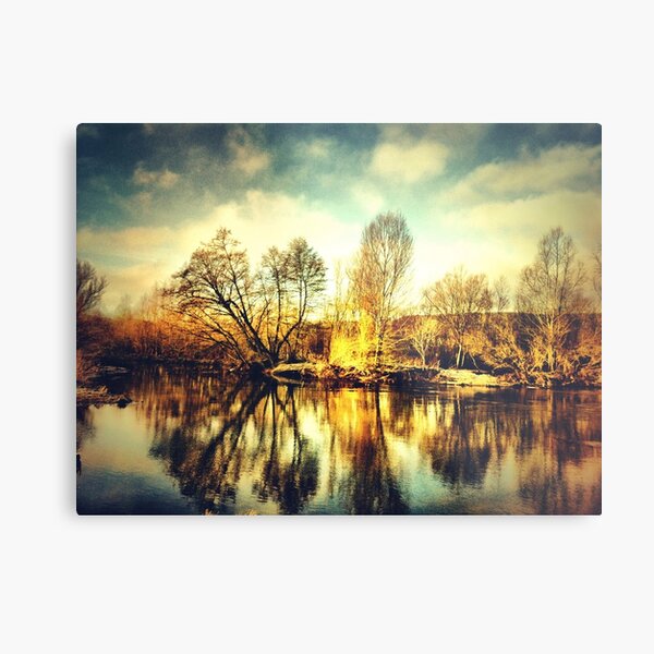 alzette river 3 Metal Print
