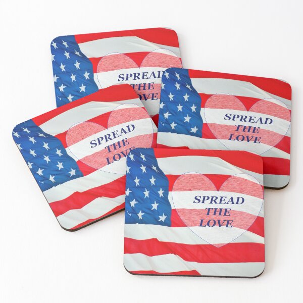 Item preview, America, Spread the LOVE! designed and sold by floofpictures.