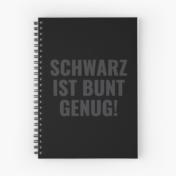 Item preview, Schwarz ist Bunt genug Lustiger Spruch designed and sold by niedi18.