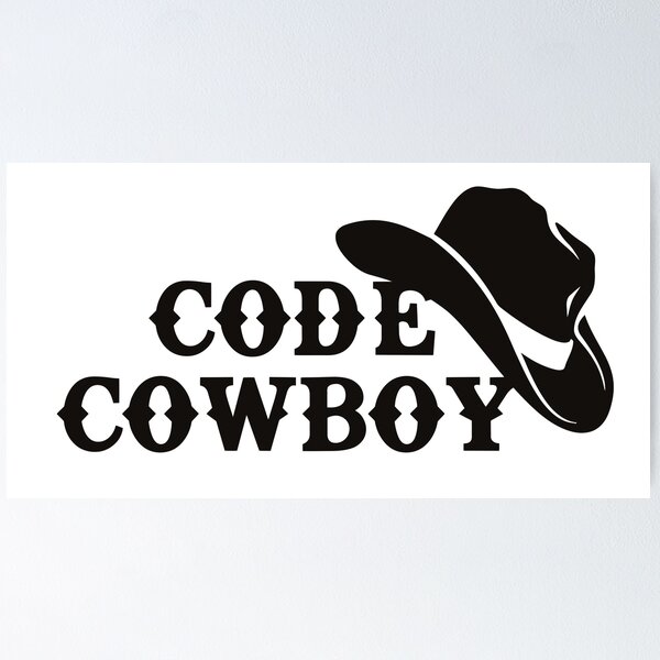 Artikel-Vorschau von Code Cowboy, designt und verkauft von yourgeekside.