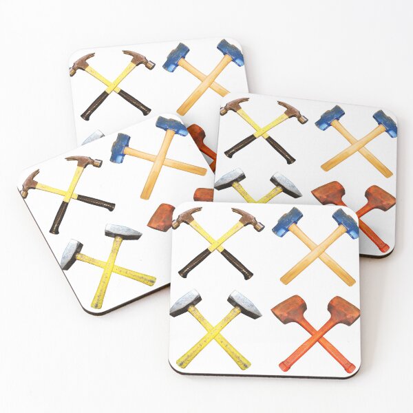 Item preview, hammers crossed in a sticker pack designed and sold by TEN10digital.