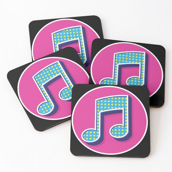 Item preview, Retro Style Eighth Notes designed and sold by reyhutchins.