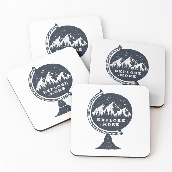 Item preview, The Globe. Explore More. Mountains, Adventure, Travel, Wanderlust designed and sold by Sloth Astronaut.