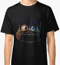 Coloured Freakout Owl Classic T-Shirt
