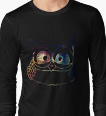 Coloured Freakout Owl Long Sleeve T-Shirt