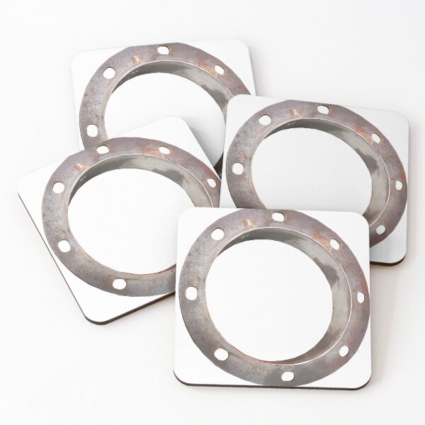Item preview, steel flange cool sticker designed and sold by TEN10digital.