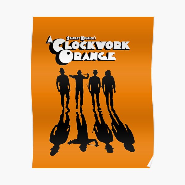 A Clockwork Orange Ombres Poster