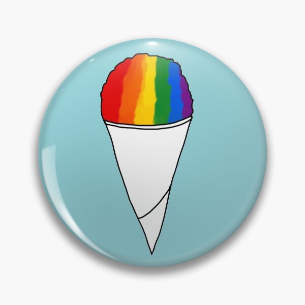 Item preview, Single Rainbow Snow Cone  designed and sold by SimplyPride.
