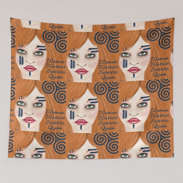 Item preview, CELTIC WOMAN WARRIOR SURVIVOR QUEEN REDHEAD designed and sold by wiboandbear.