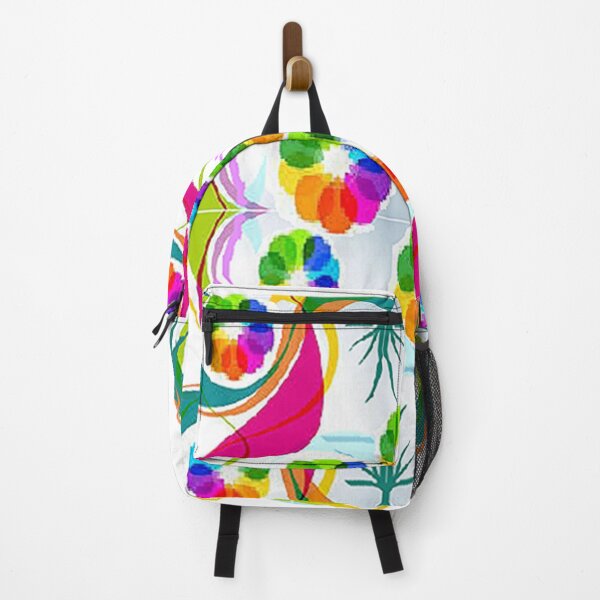 Artikelvorschau, ABSTRAKTES BLUMENDESIGN, bunte Abstraktion, psychedelische Arte Abstracto, abstraktes Kunstdesign entworfen und verkauft von Adri Barnard.