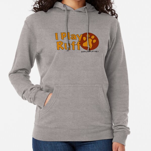 Ich spiele Ruff Leichter Hoodie