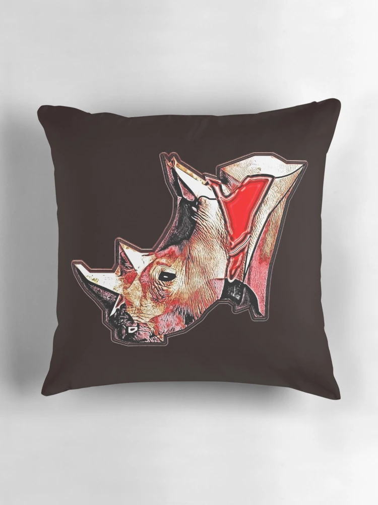 Thumbnail 3 of 4, Pillow, Rhino Rocker Boot designed and sold by Ralek.