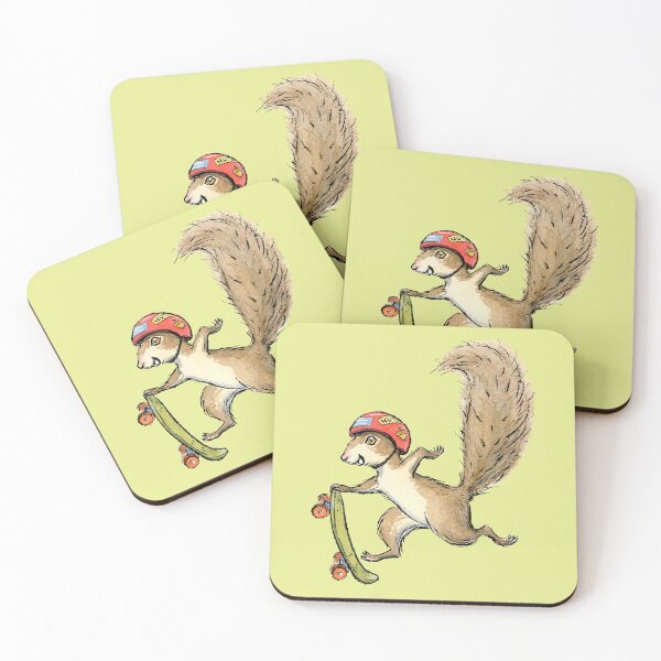 Item preview, Skater Squirl, Skateboarding Squirrel Design designed and sold by joykolitsky.