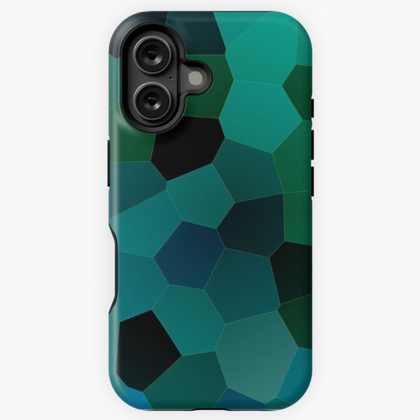 Item preview, Dark Turquoise Shards Mosaic Pattern designed and sold by Sebastian Grafmann.