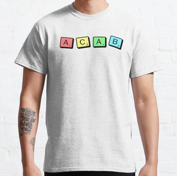 ACAB Scrabble T-shirt classique