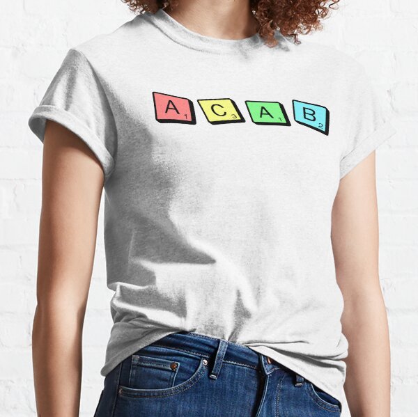 Scrabble ACAB Camiseta clásica