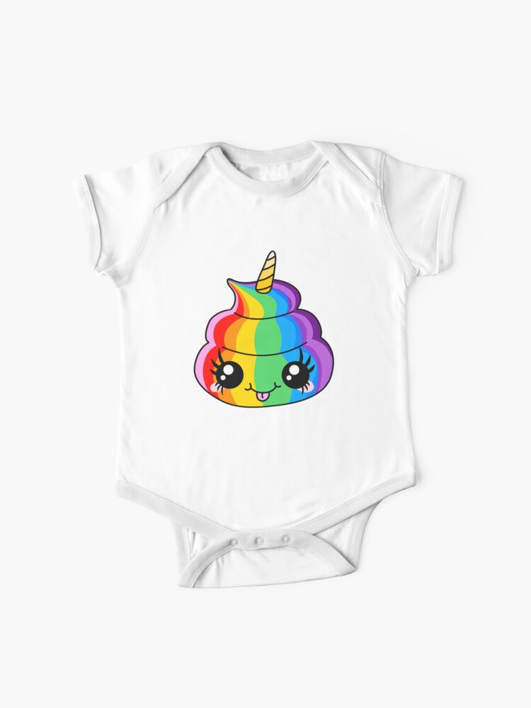 Rainbow Robot Unicorn! Kids Baby Bodysuit