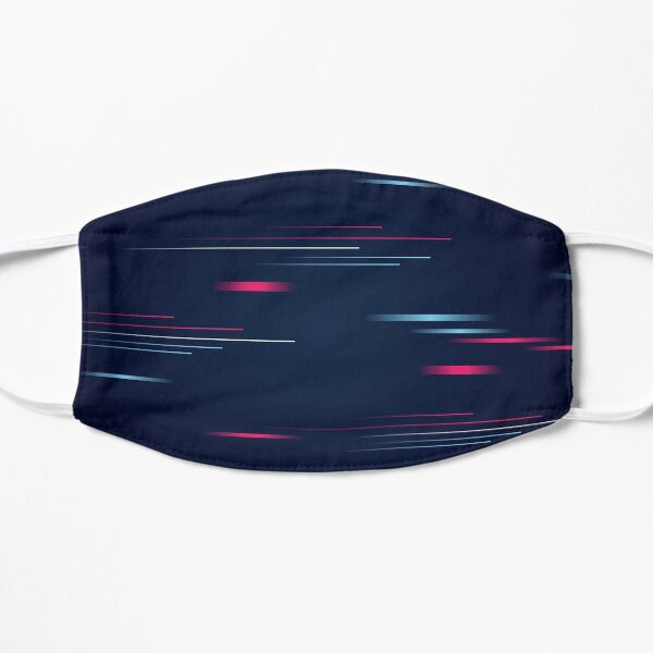 Cyber Glitch Vaporwave Flat Mask