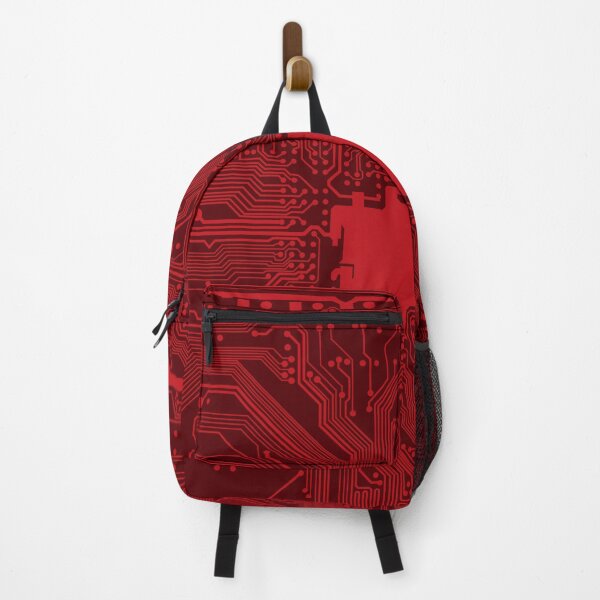 Item preview, Red Geek Motherboard Circuit Pattern designed and sold by livianasgifts.
