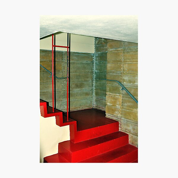 Frank Lloyd Wright Designed Stairway, Florida Southern College, Lakeland, Florida Photographic Print