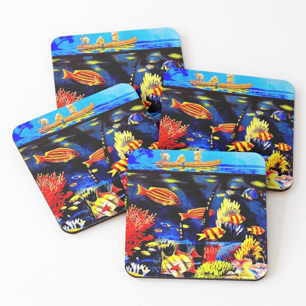 Item preview, "AUSTRALIA" Great Barrier Coral Reef Print designed and sold by posterbobs.