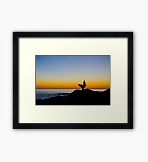 Aladdin Silhouette Framed Print