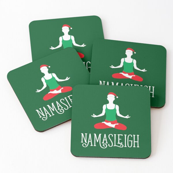Item preview, Namasleigh Lotus Pose Yoga Christmas designed and sold by creativecurly.
