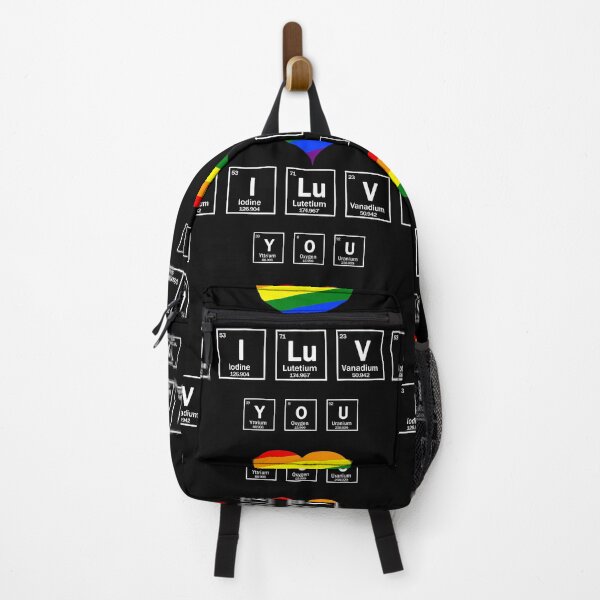 Item preview, I LOVE YOU chemical elements and LGBT flag colors designed and sold by patriotazx.