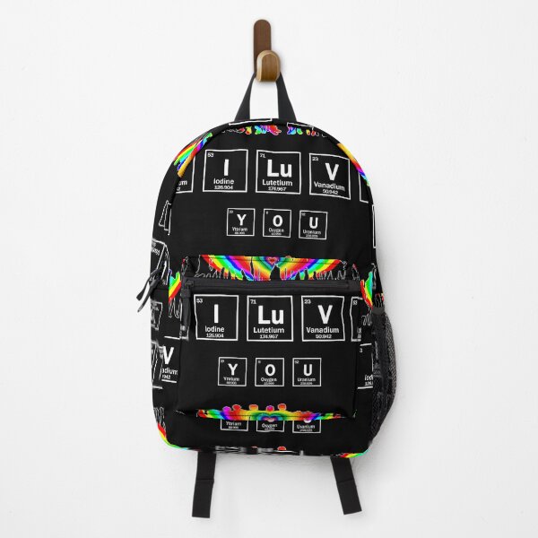 Item preview, I LOVE YOU chemical elements and LGBT rainbow people designed and sold by patriotazx.