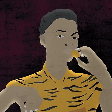 Artwork thumbnail, Vegan Tiger by Rococodesigns