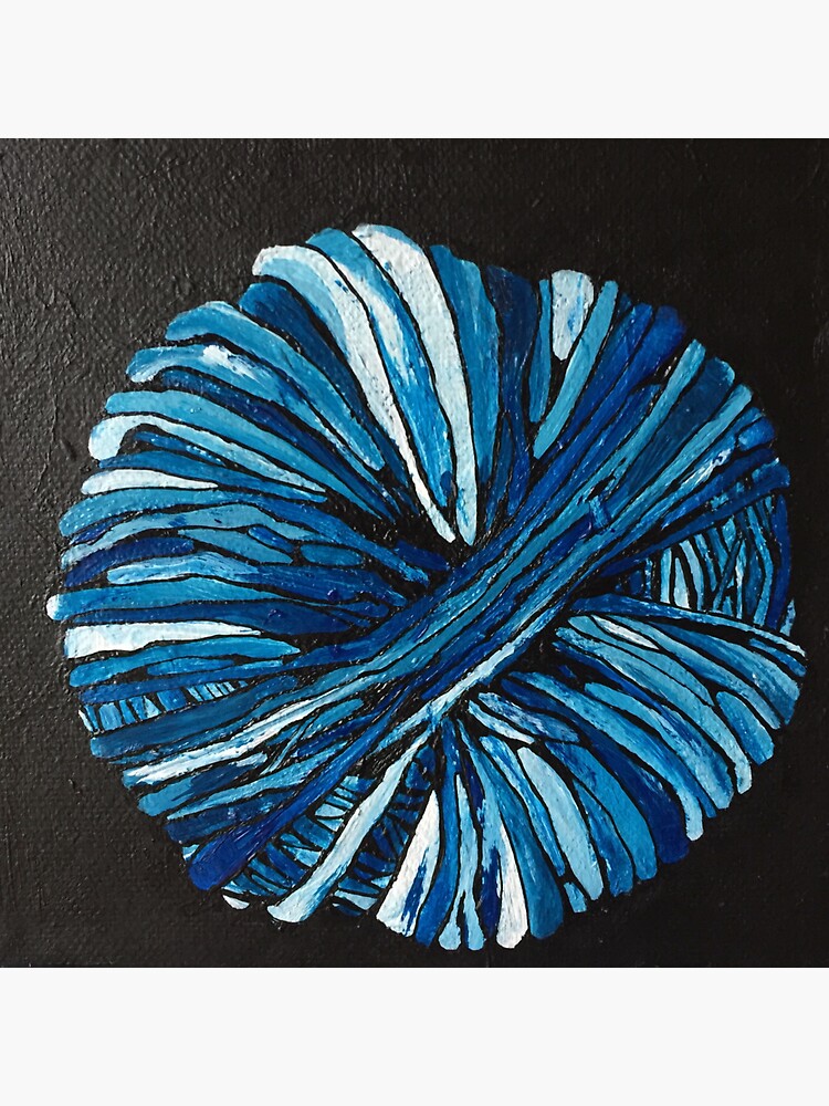 Blue ball of wool by Arty-Suse