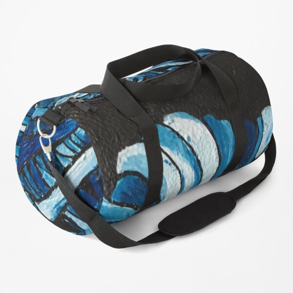 Blue ball of wool Duffle Bag