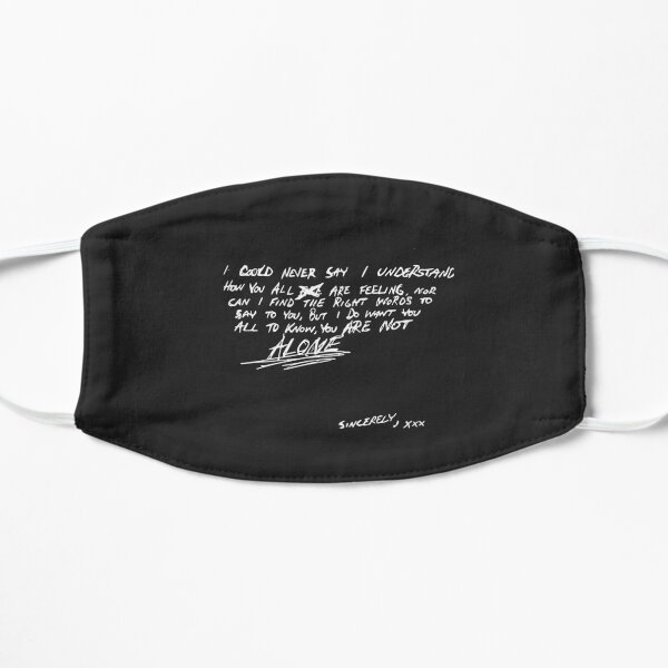 XXXTENTACION Mascarilla plana